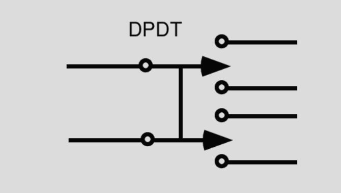 Double Pole Double Throw Switch Symbols